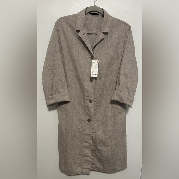 Uniqlo Linen Trench - Picture 1 of 4